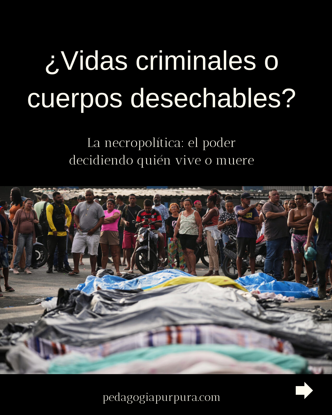 ¿Vidas criminales o cuerpos desechables?